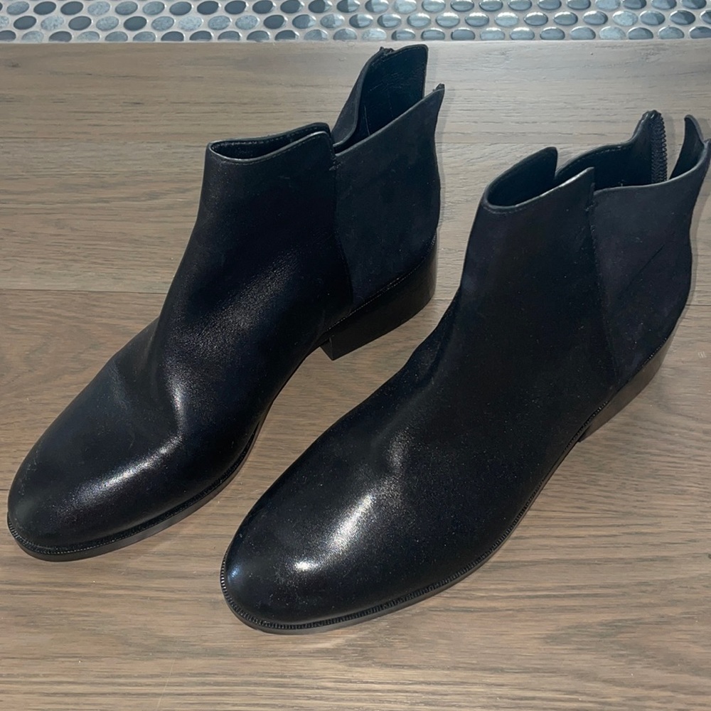 Cole Haan black leather boot